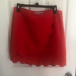 Draper James Skirt, Scalloped Edge Detail, EUC